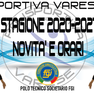 Apertura Iscrizioni stagione 2020 – 2021